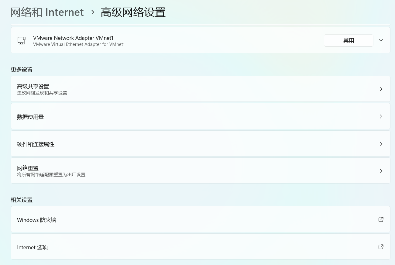 internet选项